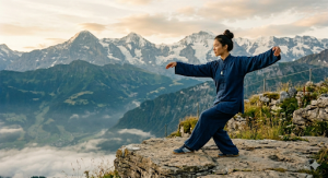 foto donna in montagna